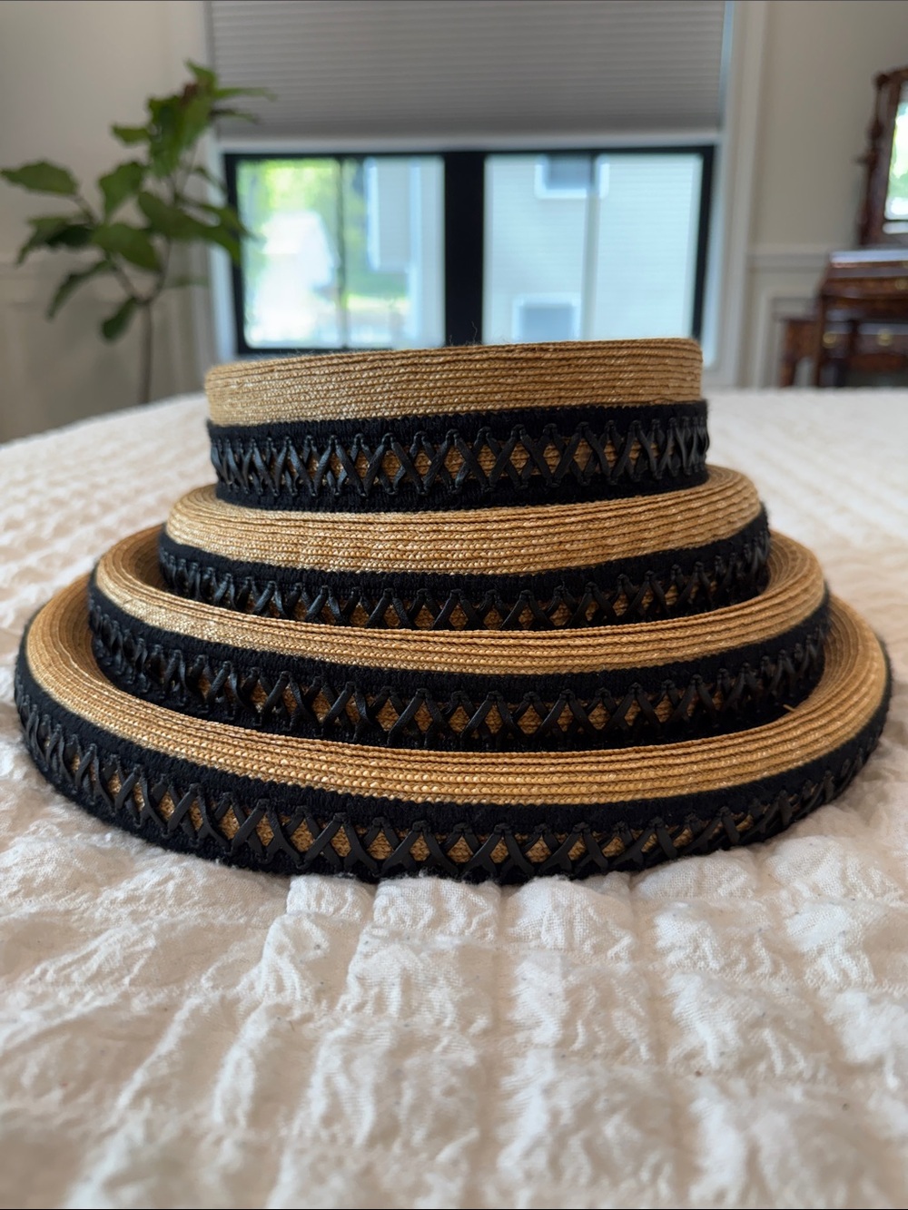 Kokin Hat with Black Trim